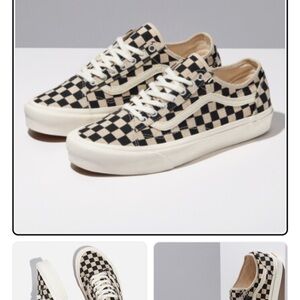 Vans Women's Eco Theory Checkerboard Old Skool shoes